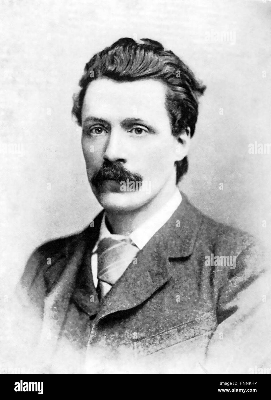 GEORGE GISSING (1857-1903) English novelist Stock Photo