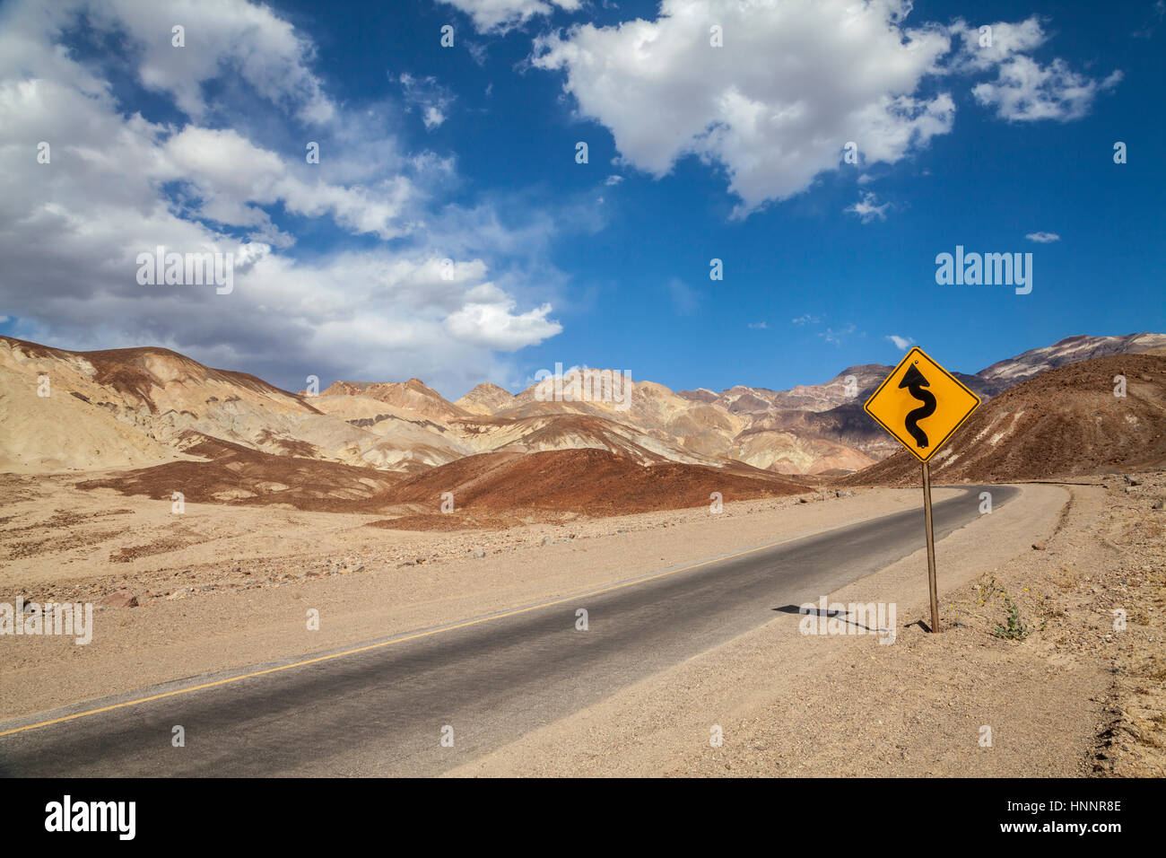 Artist Drive, Death Valley National Park, California, USA Stock Photo