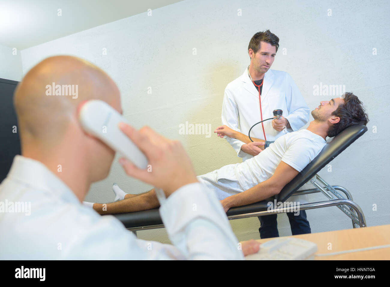 at the emergency room Stock Photo
