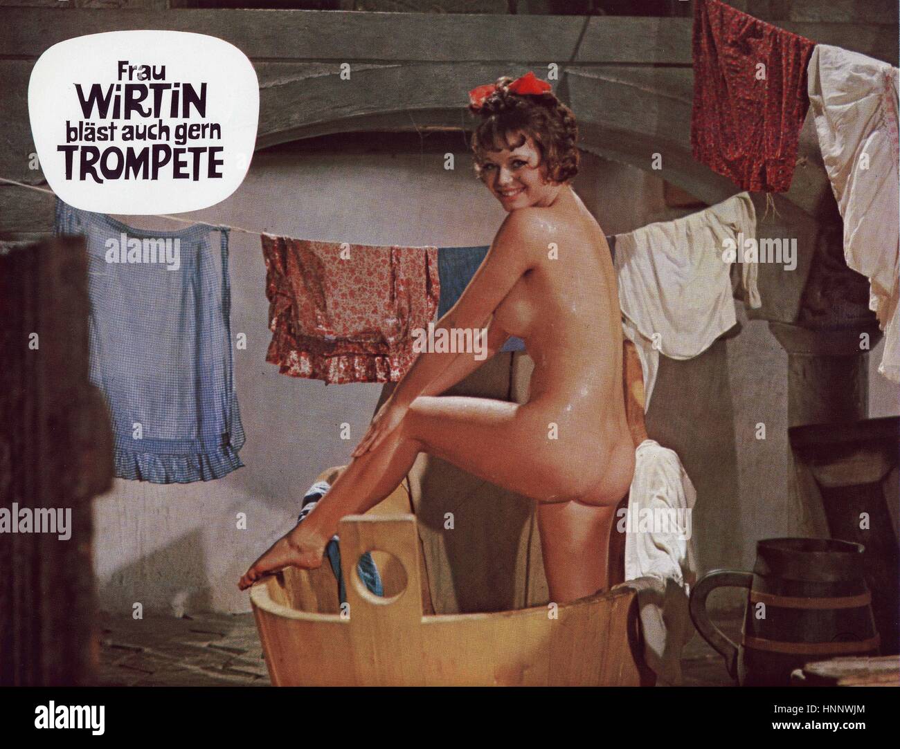 Frau Wirtin Blast Auch Gern Trompete Osterreich Deutschland Italien 1970 Regie Franz Antel Szenenfoto Stock Photo Alamy