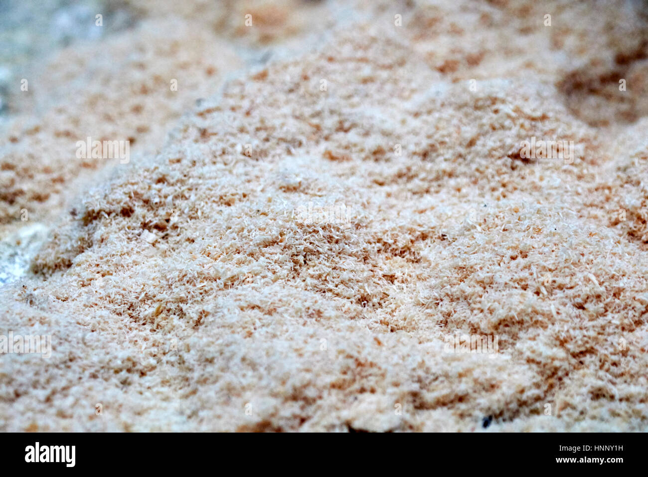 pile of sawdust Stock Photo