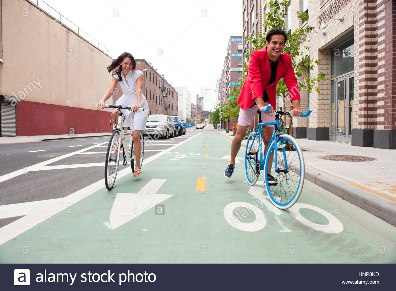 two people on a bike