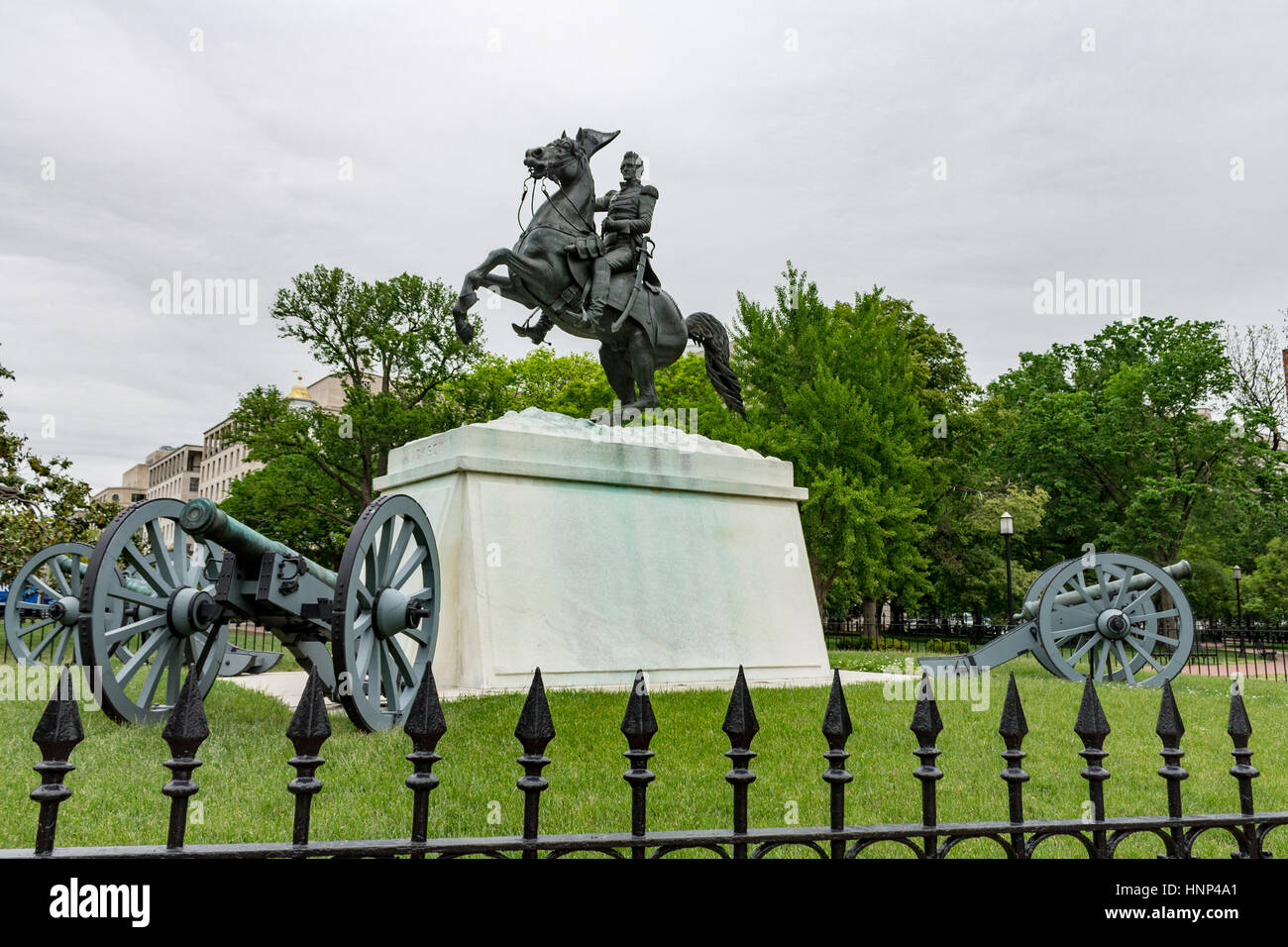 General Jackson Statue Lafayette Square Washington DC Stock Photo Alamy