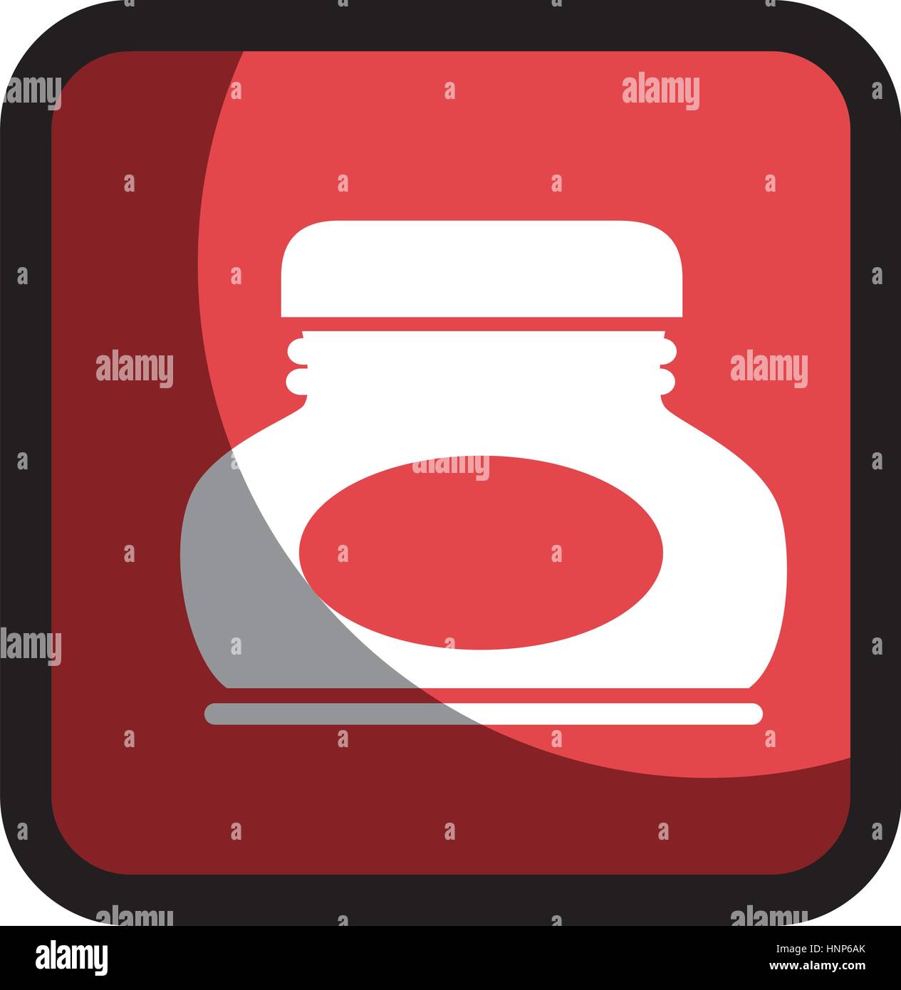 square button cream beauty product vector illustration Stock Vector ...
