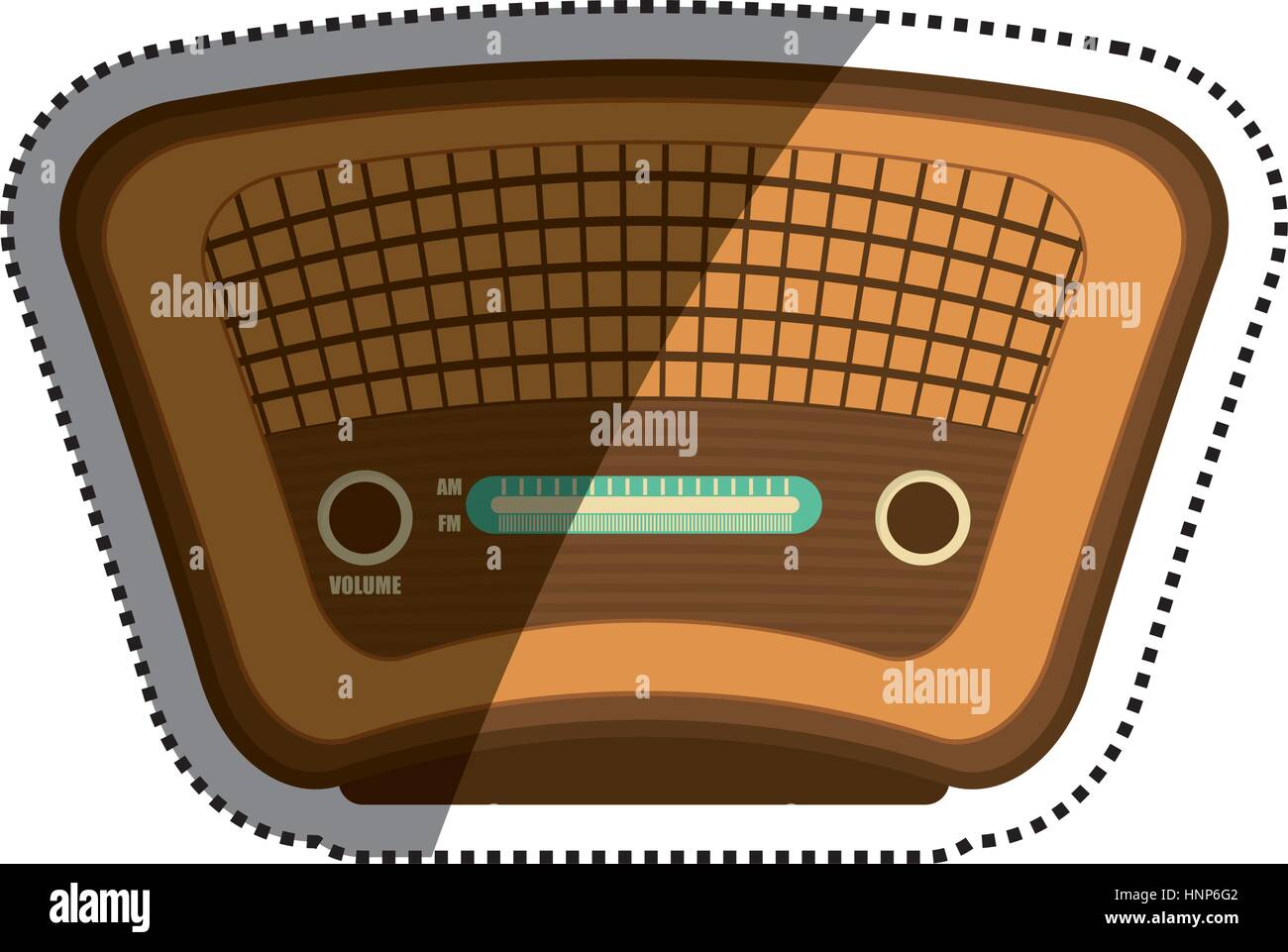 Vintage radio stereo Stock Vector Image & Art - Alamy