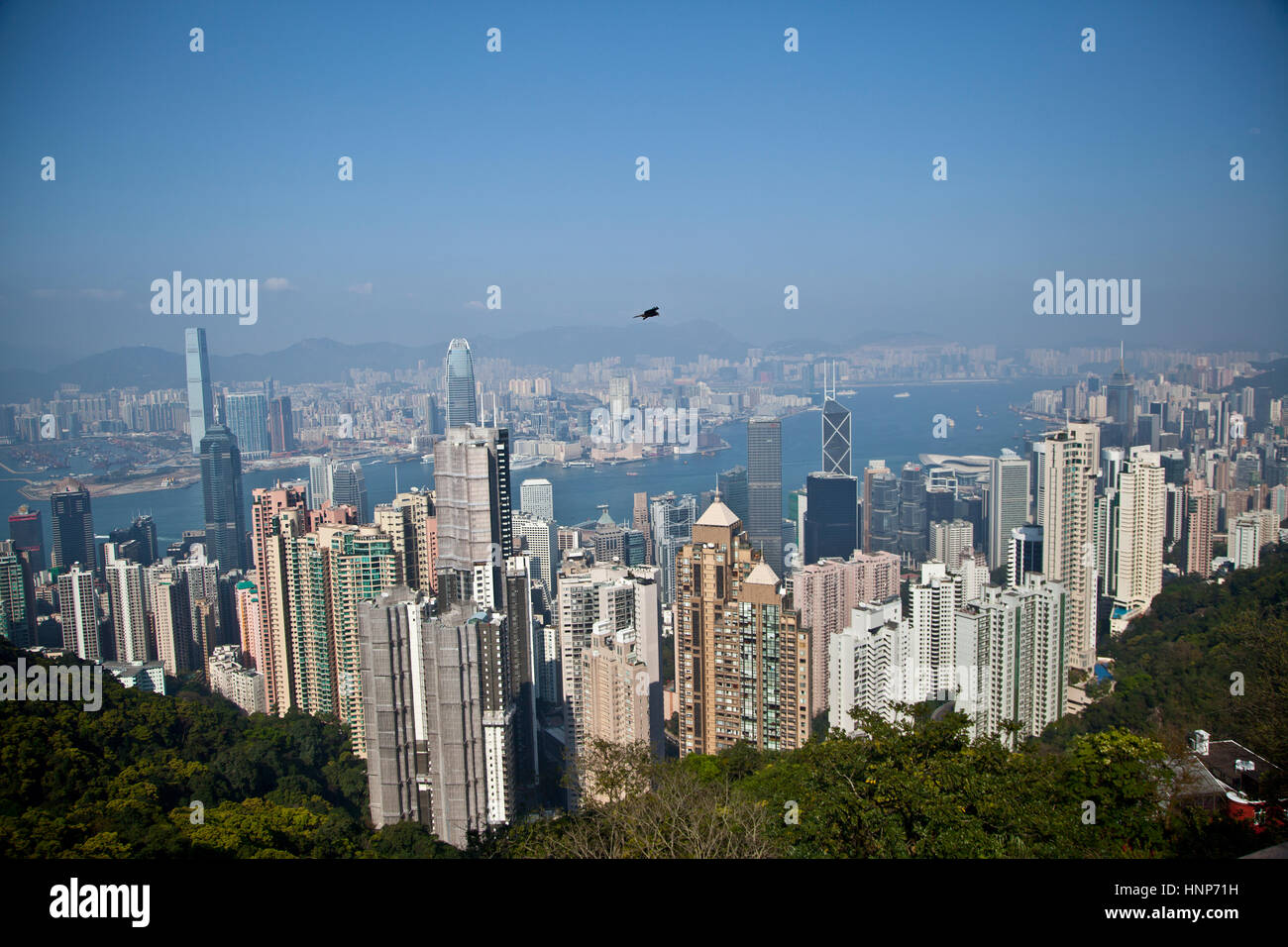 Hongkong city architectural landscape Stock Photo - Alamy