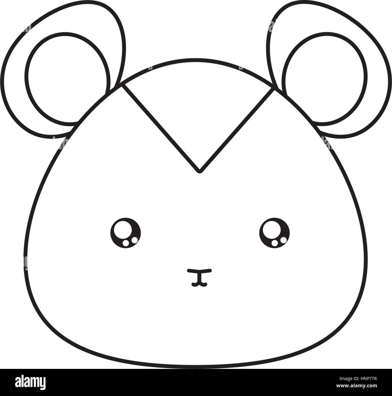 Hamster Drawing Face Stock Vector Image Art Alamy Hamster Drawing Face Stock Vector Image Art Alamy