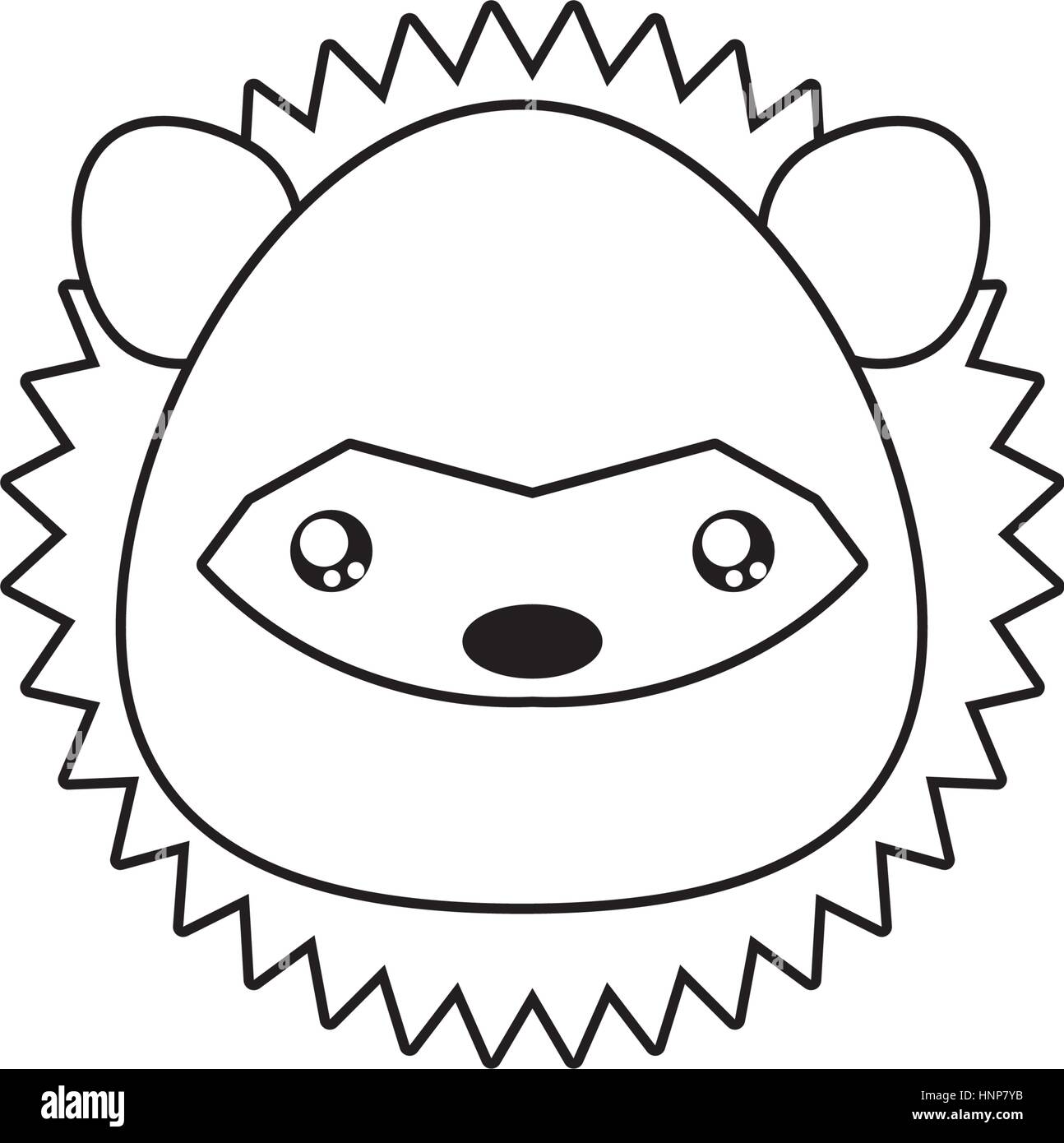 how to draw a cartoon porcupine