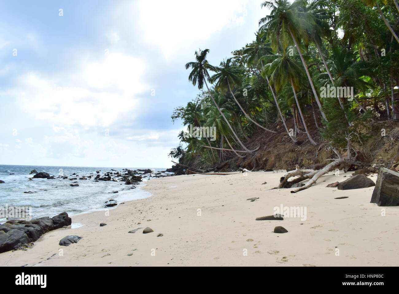 Ross Island Beach - Andaman Islands Stock Photo