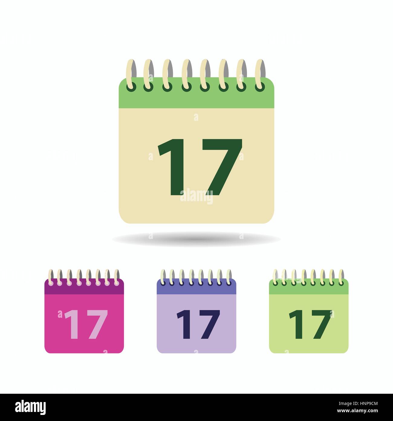 Calendar icon. isolated on white background Trendy flat style for ...