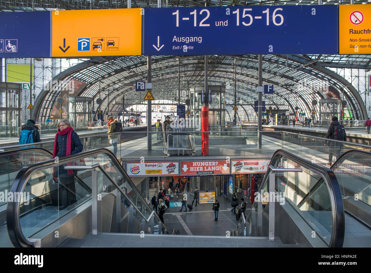 Central train station Berlin, germany Stock Photo - Alamy