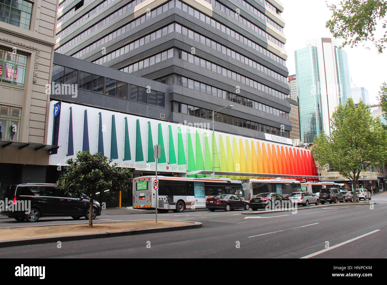 Lonsdale street in Melbourne (Australia Stock Photo Alamy