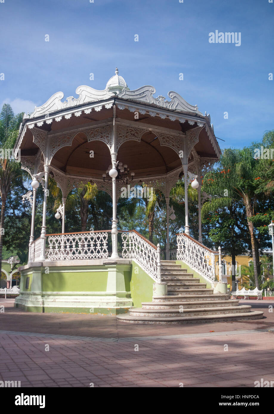 A kiosk of classical design in the middle of a public square Stock ...