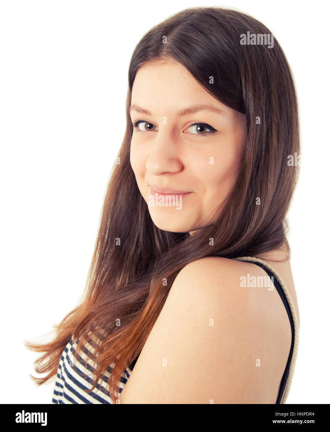 portrait of a beautiful young woman Stock Photo