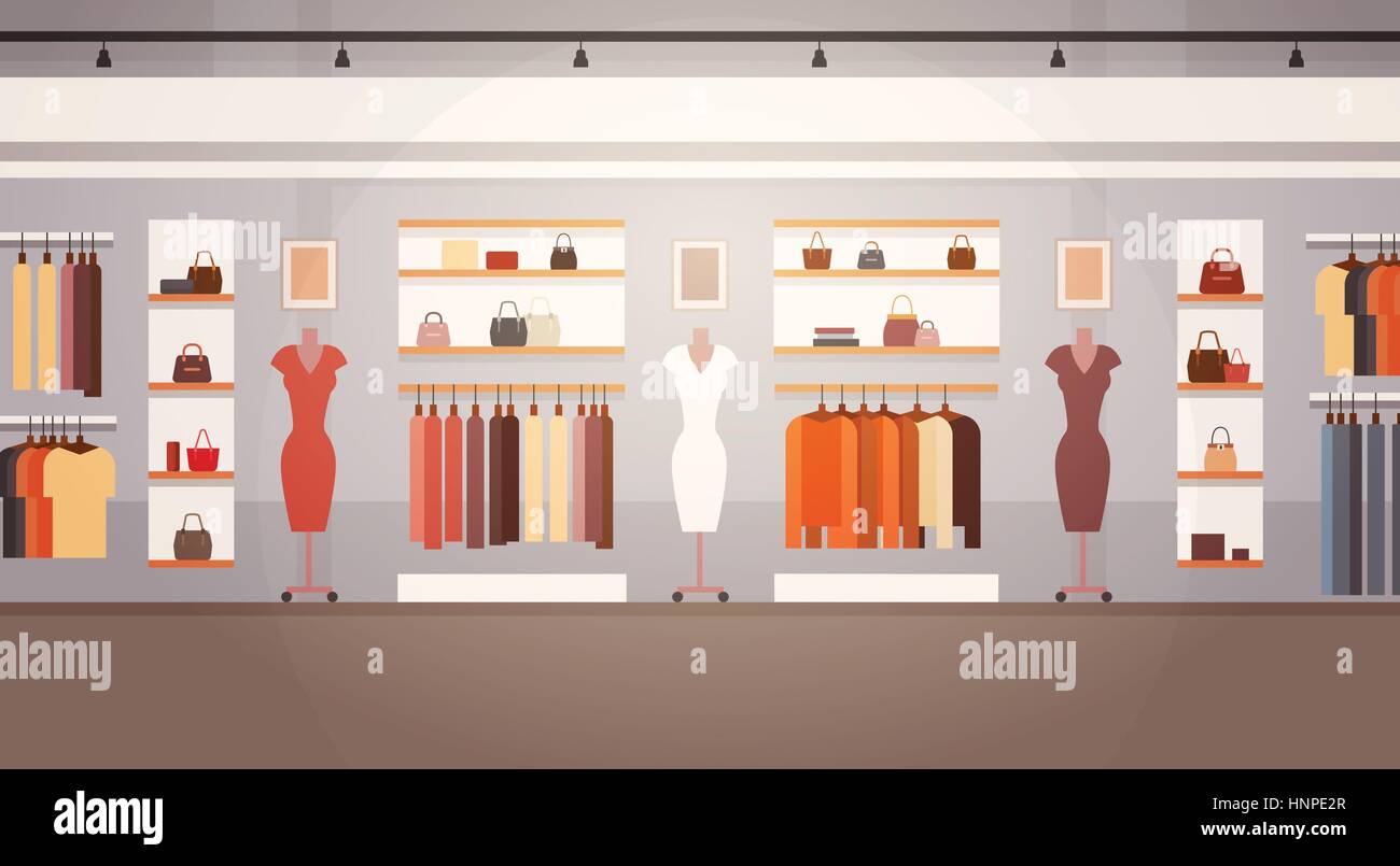 Big Fashion Shop Super Market Female Clothes Shopping Mall