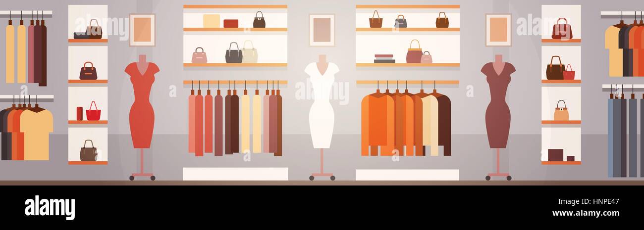 Big Fashion Shop Super Market Female Clothes Shopping Mall