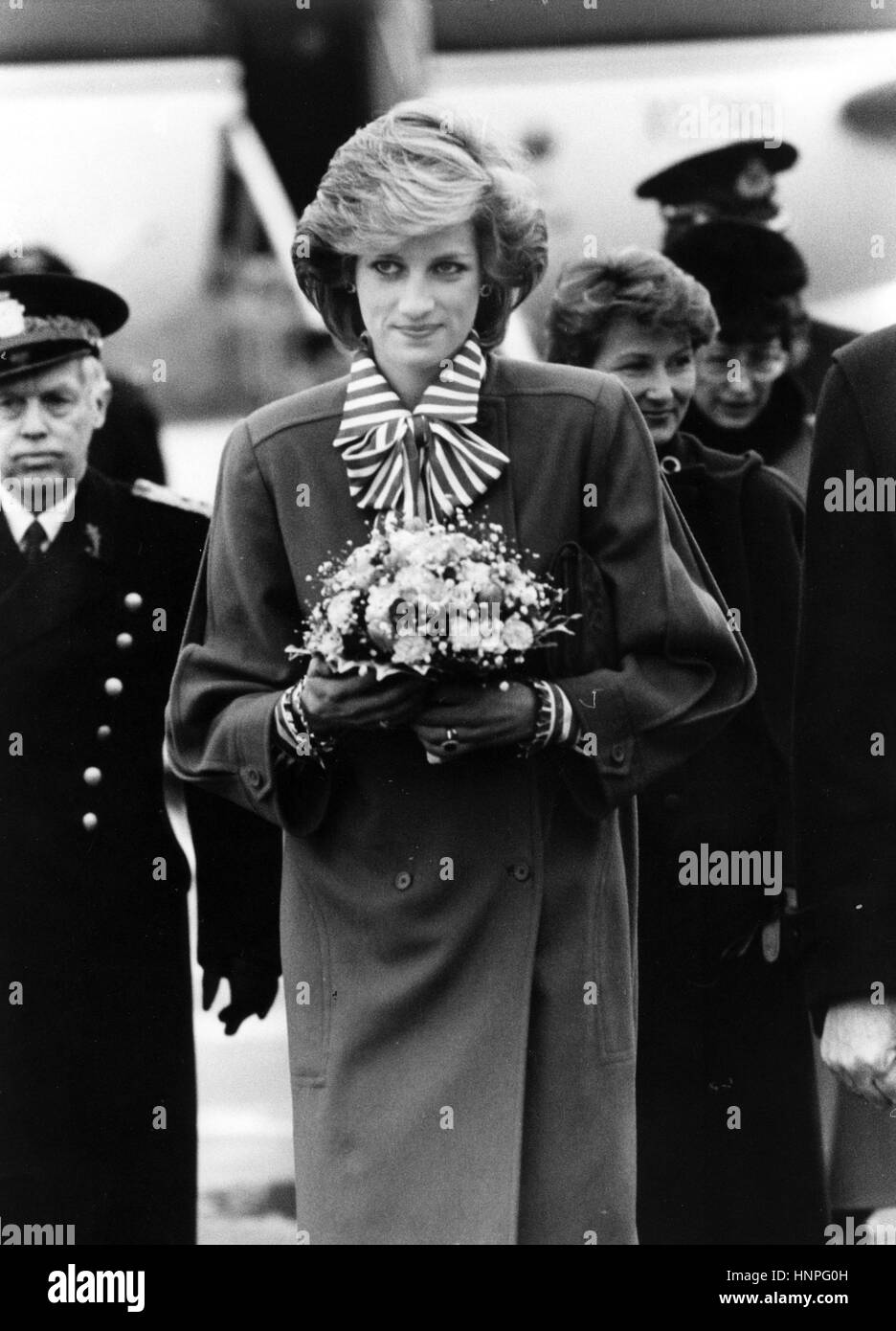 DIANA, PRINCESS OF WALES (1961-1997) about 1986 Stock Photo