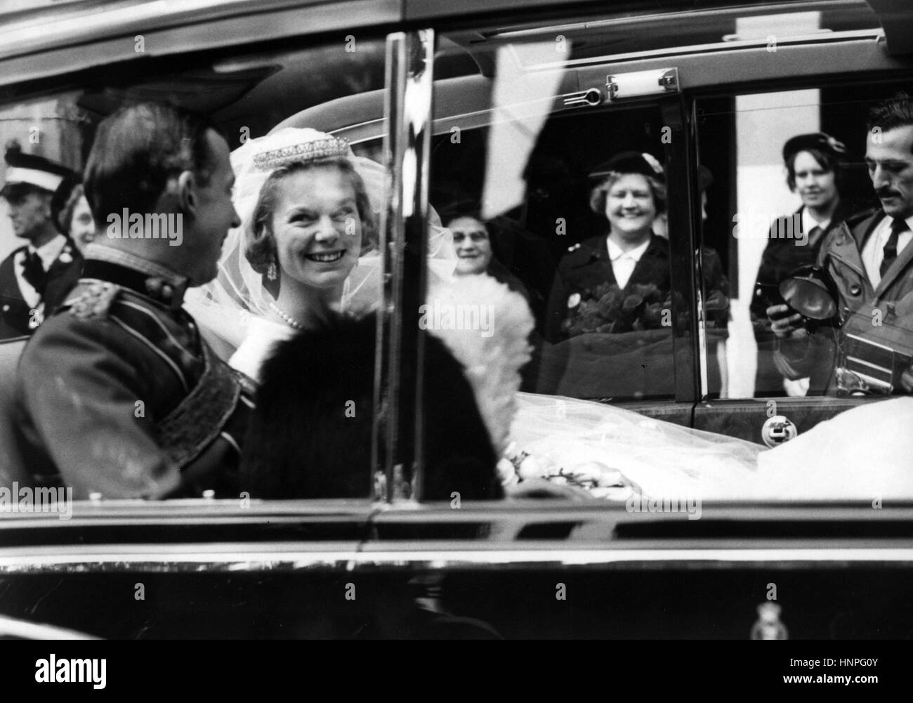 DUKE OF KENT marries Katharine Worsley in 1961 Stock Photo