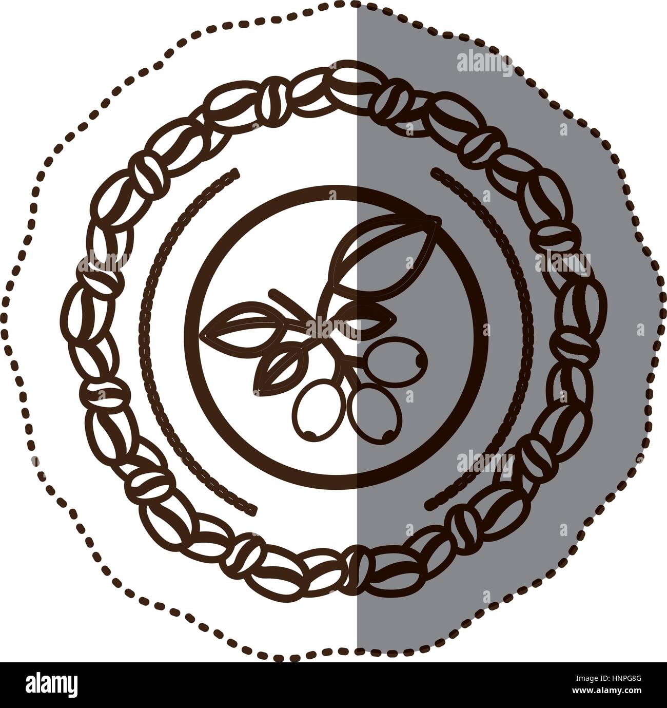 Coffee tree icon image design Stock Vector Images Alamy