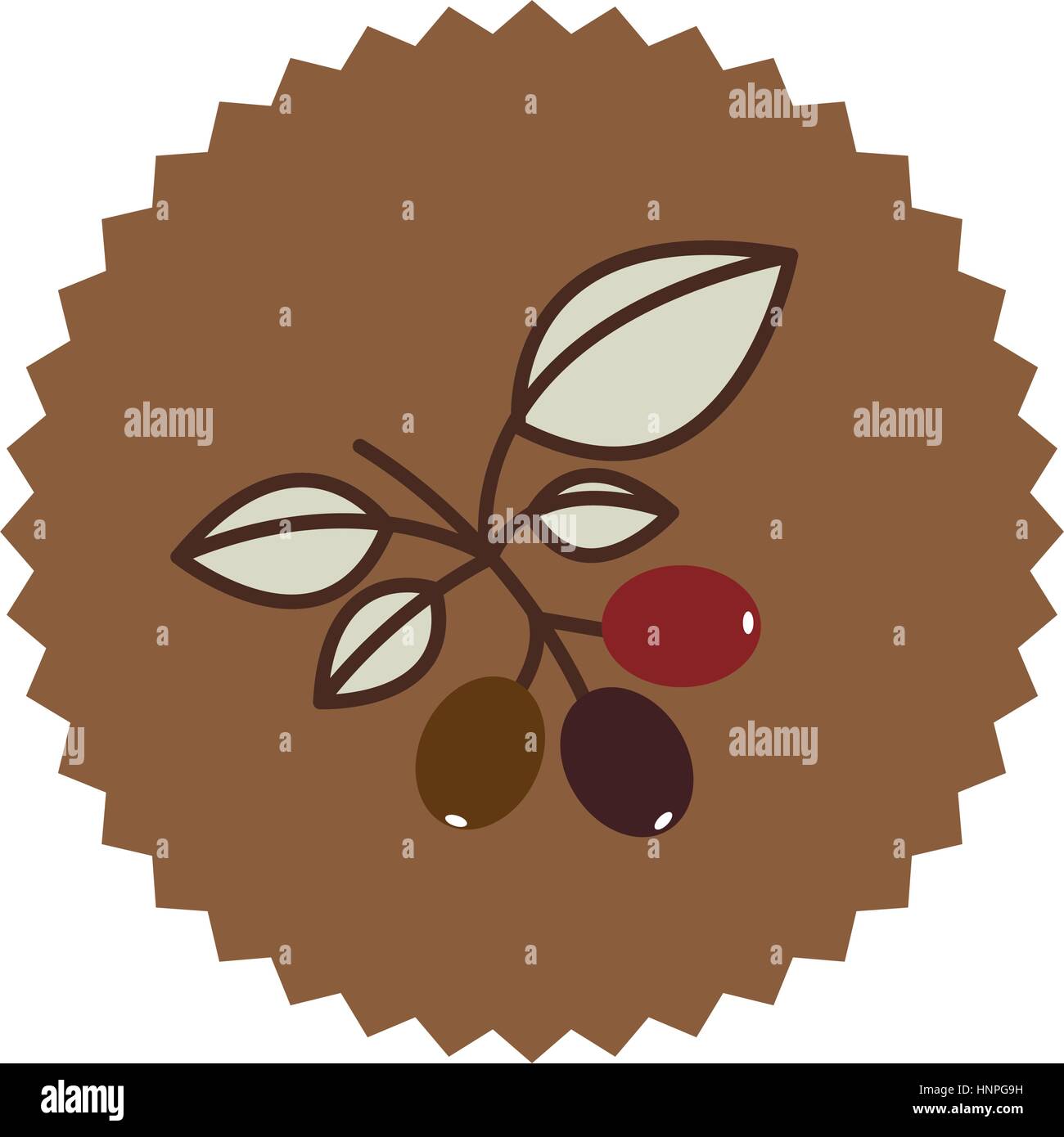 Coffee tree icon image design Stock Vector Images Alamy