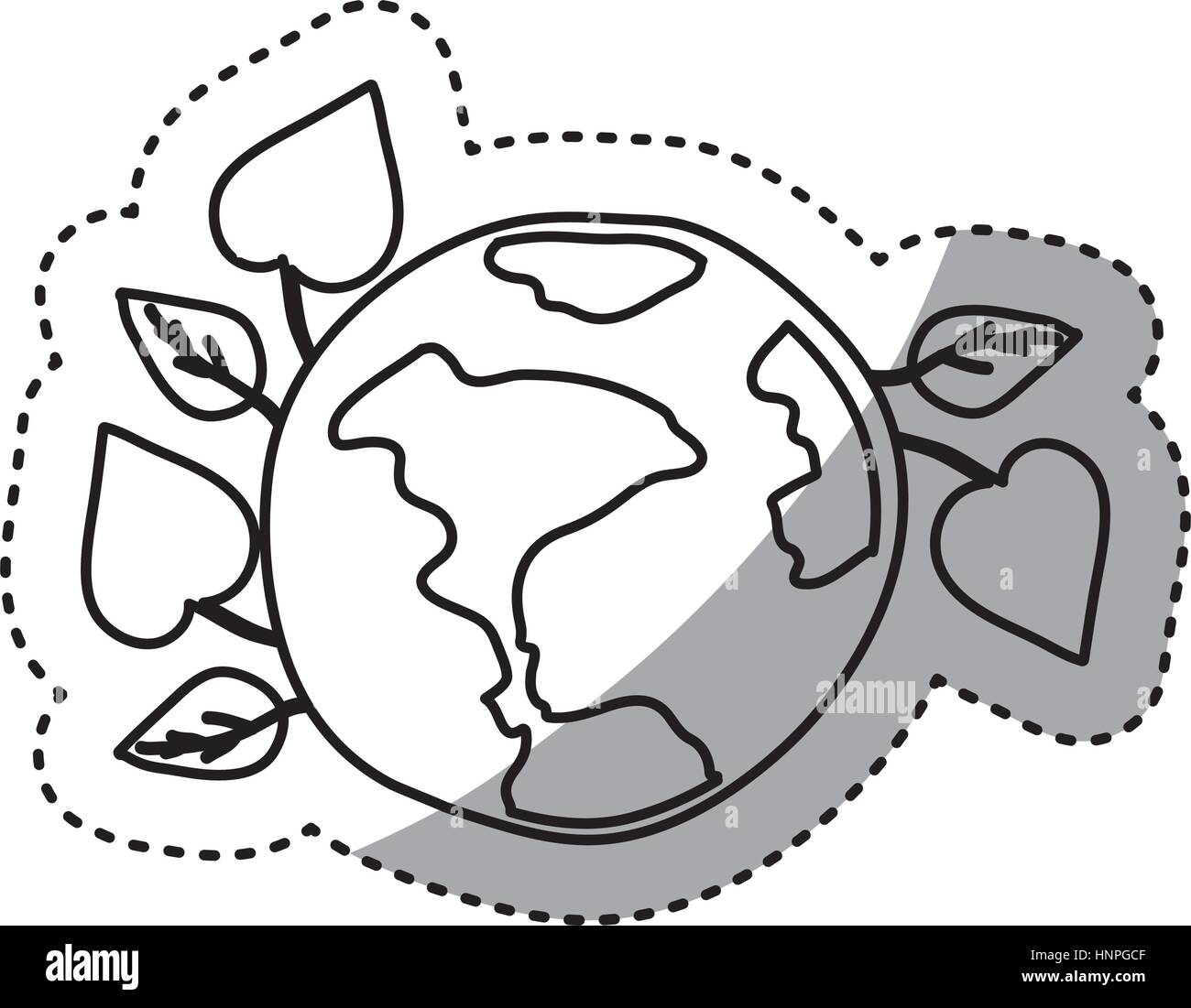 ecology earth icon stock design, vector illustration Stock Vector Image ...