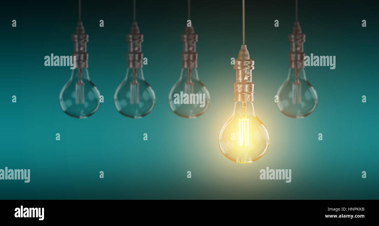 Light bulb lamps. 3D rendering Stock Photo - Alamy