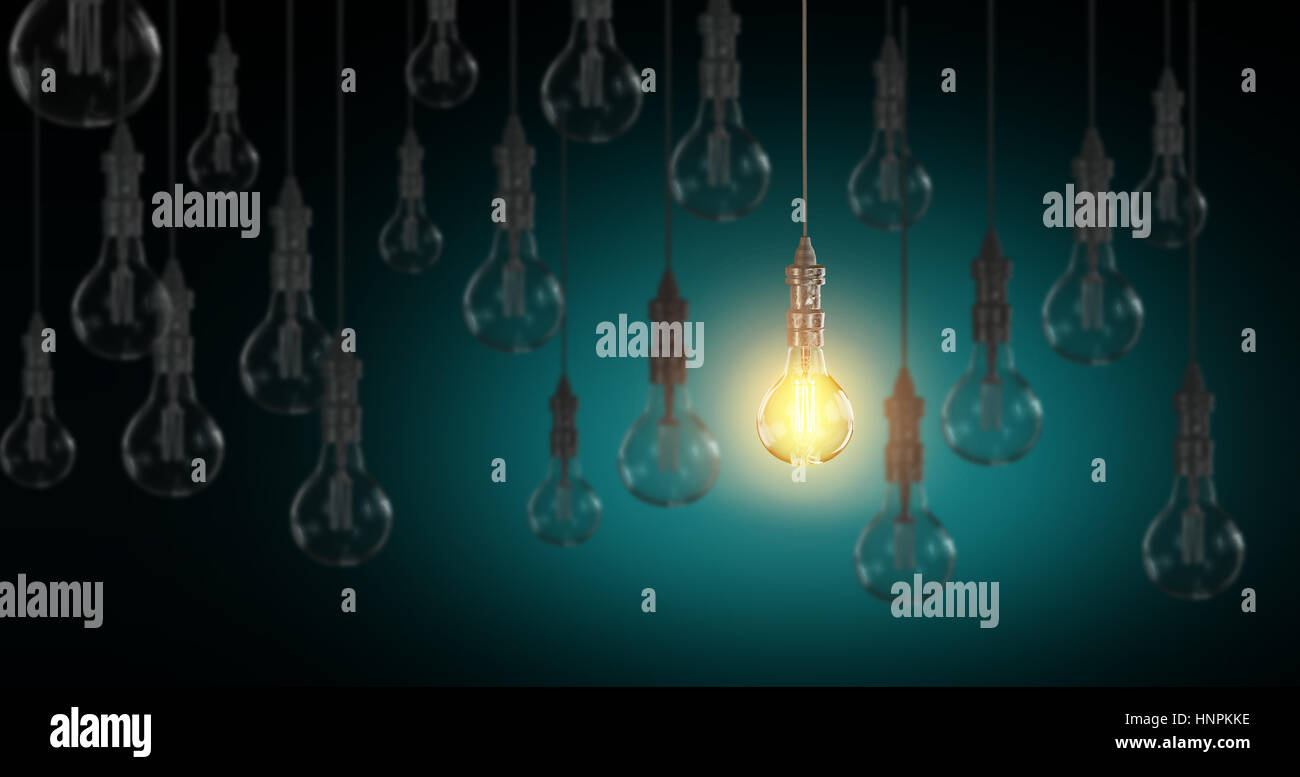 Light bulb lamps. 3D rendering Stock Photo - Alamy