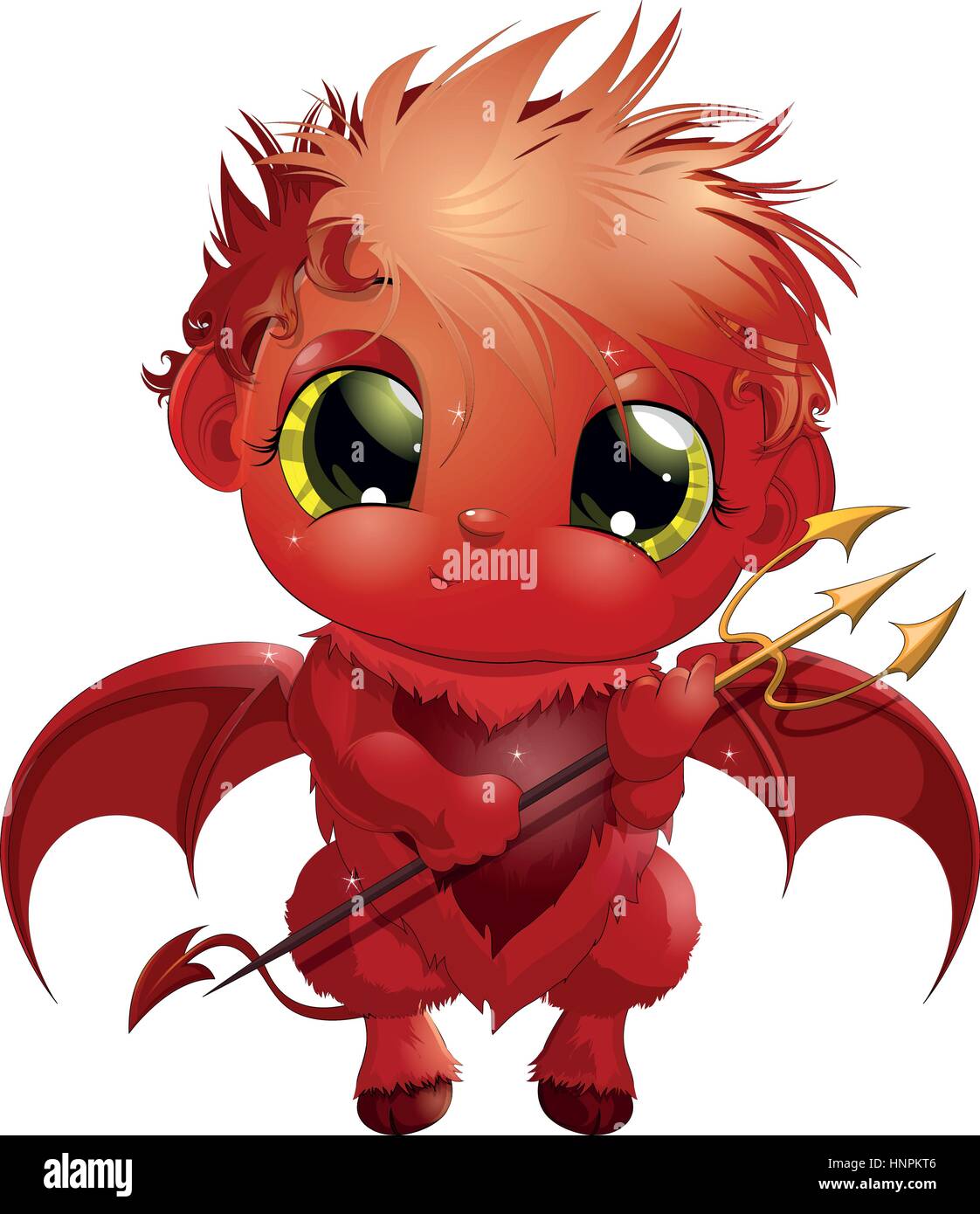 Cartoon bad little devil cartoon hi-res stock photography and images - Alamy