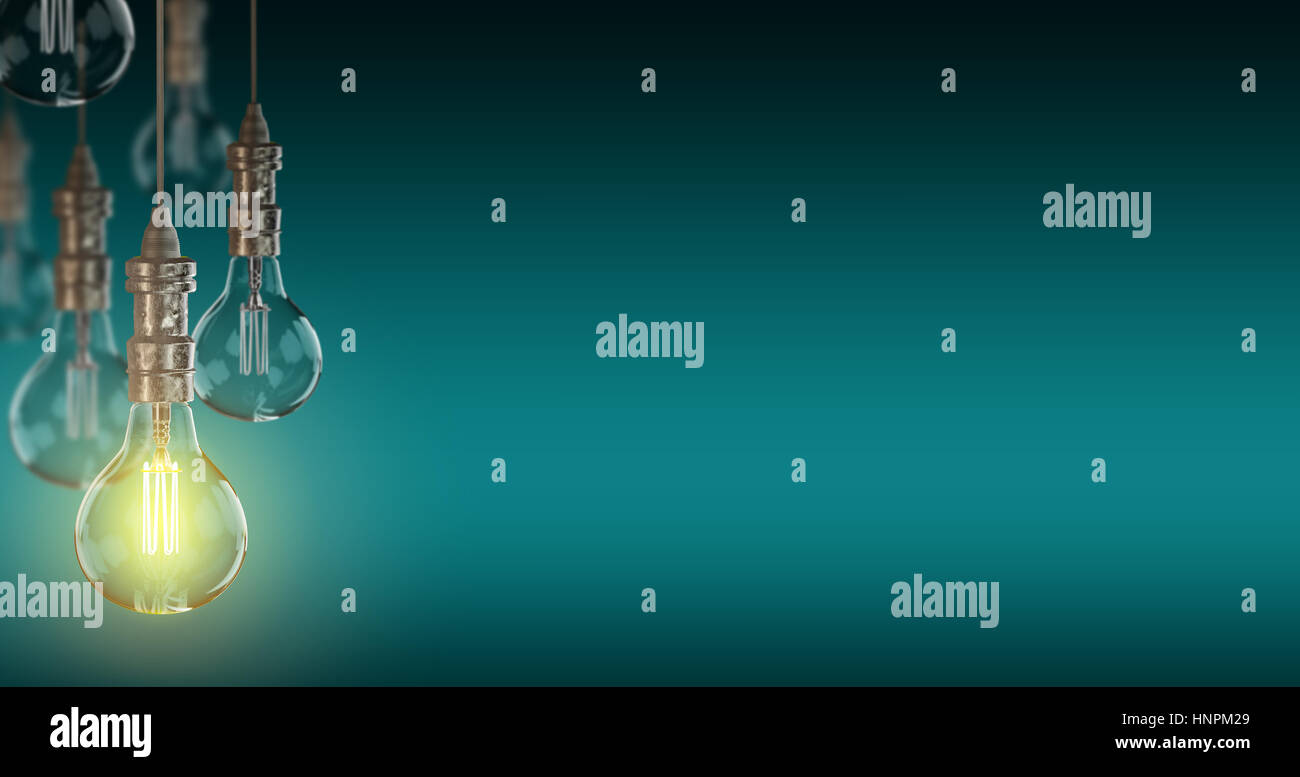 Light bulb lamps. 3D rendering Stock Photo - Alamy