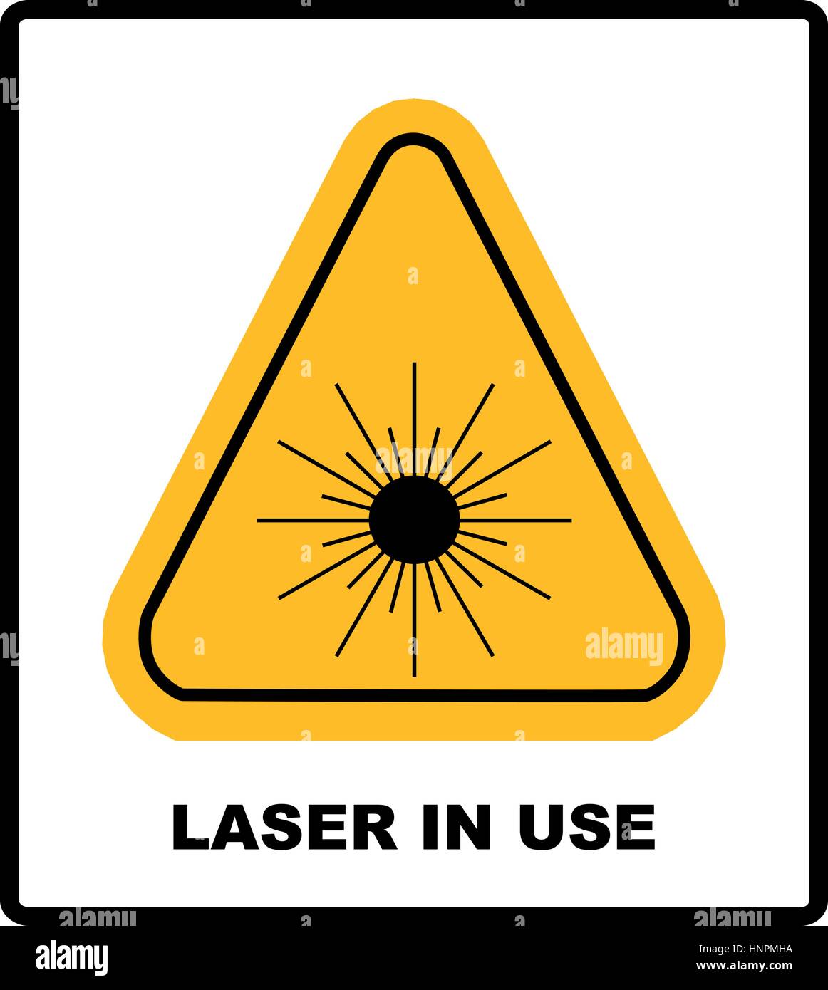 Laser hazard sign hi-res stock photography and images - Alamy