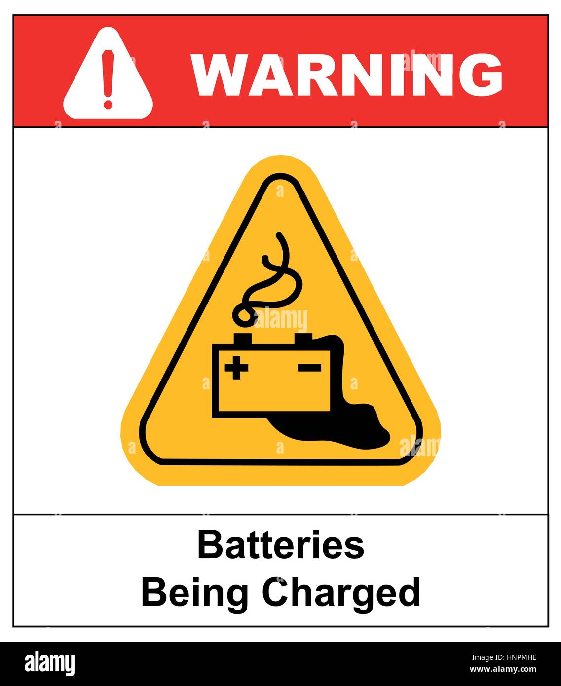 Battery warning label hires stock photography and images Alamy