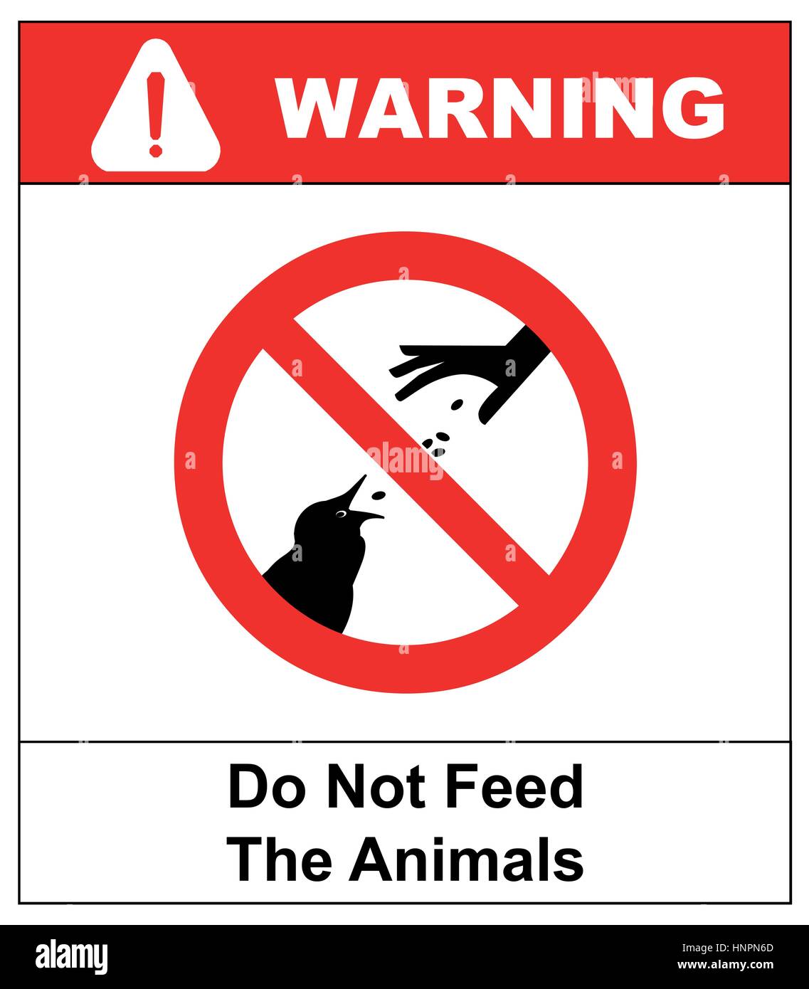 do-not-feed-the-animals-wildlife-birds-sign-vector-illustration