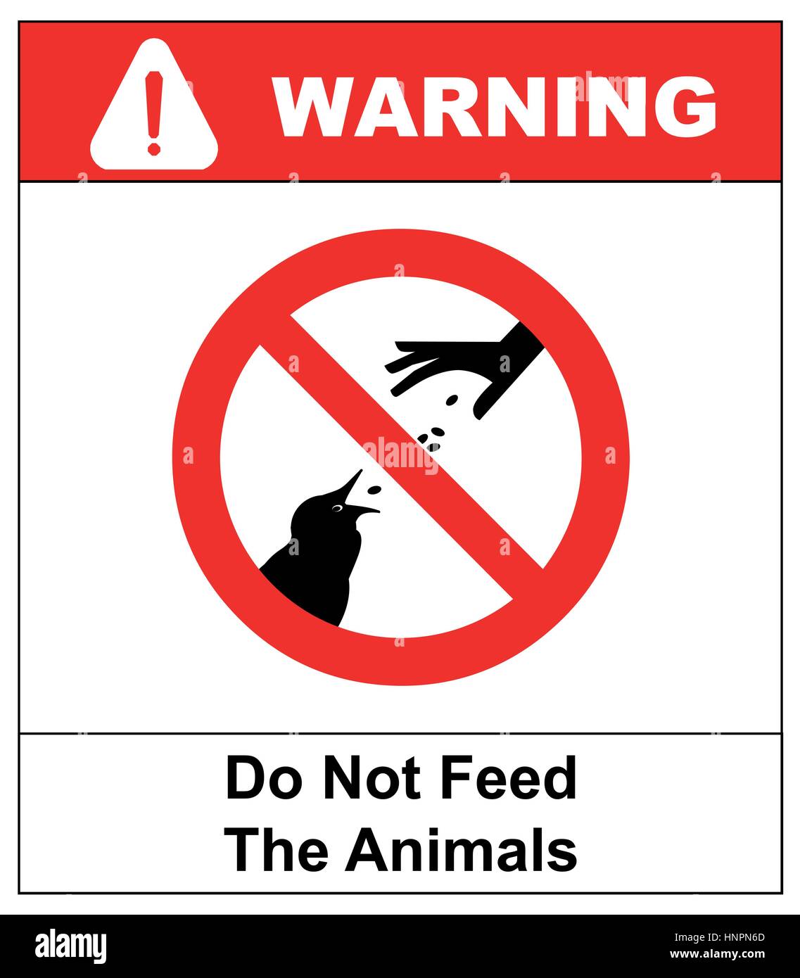 do-not-feed-the-animals-wildlife-birds-sign-vector-illustration-warning-prohibition-sticker-for