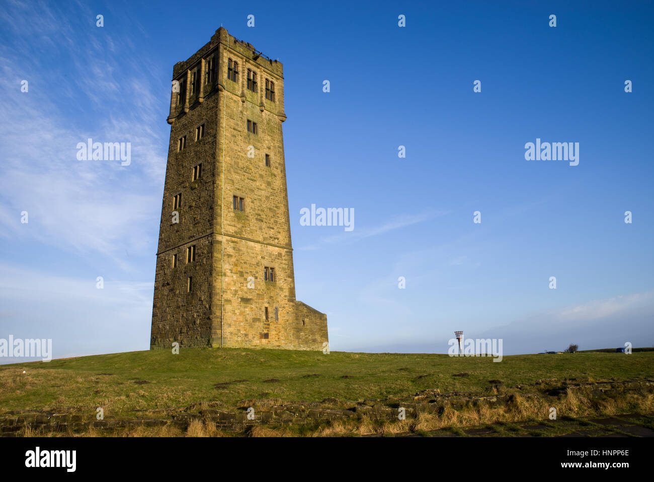 Jubilee Tower on Castle Hill, Huddersfield, West Yorkshire Stock Photo