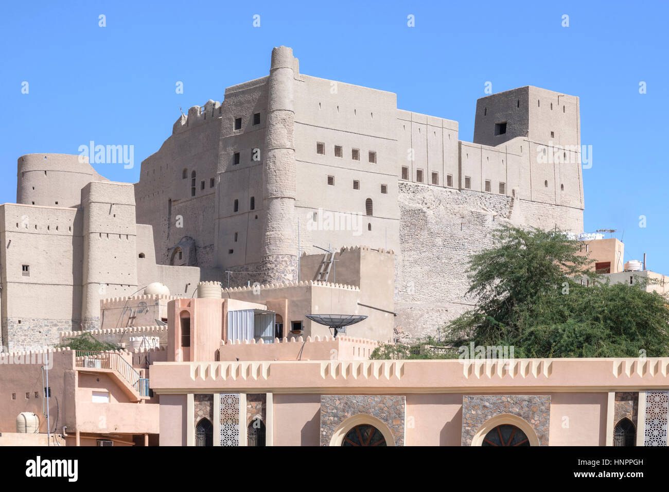 Bahla Fort, Oman, Middle East, Asia Stock Photo
