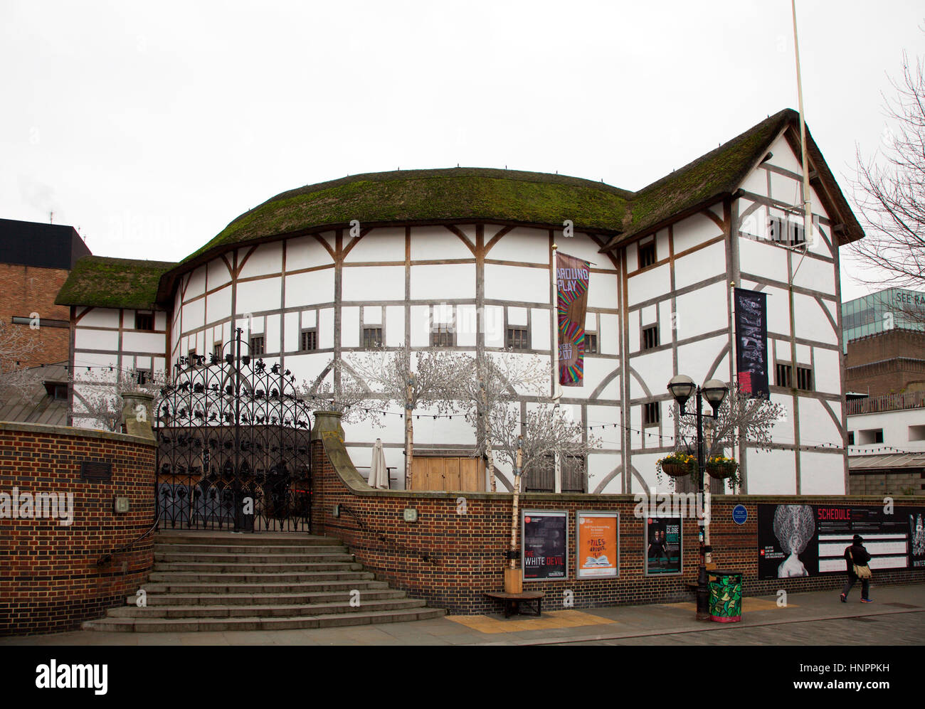 Globe Theatre Bankside London Stock Photo