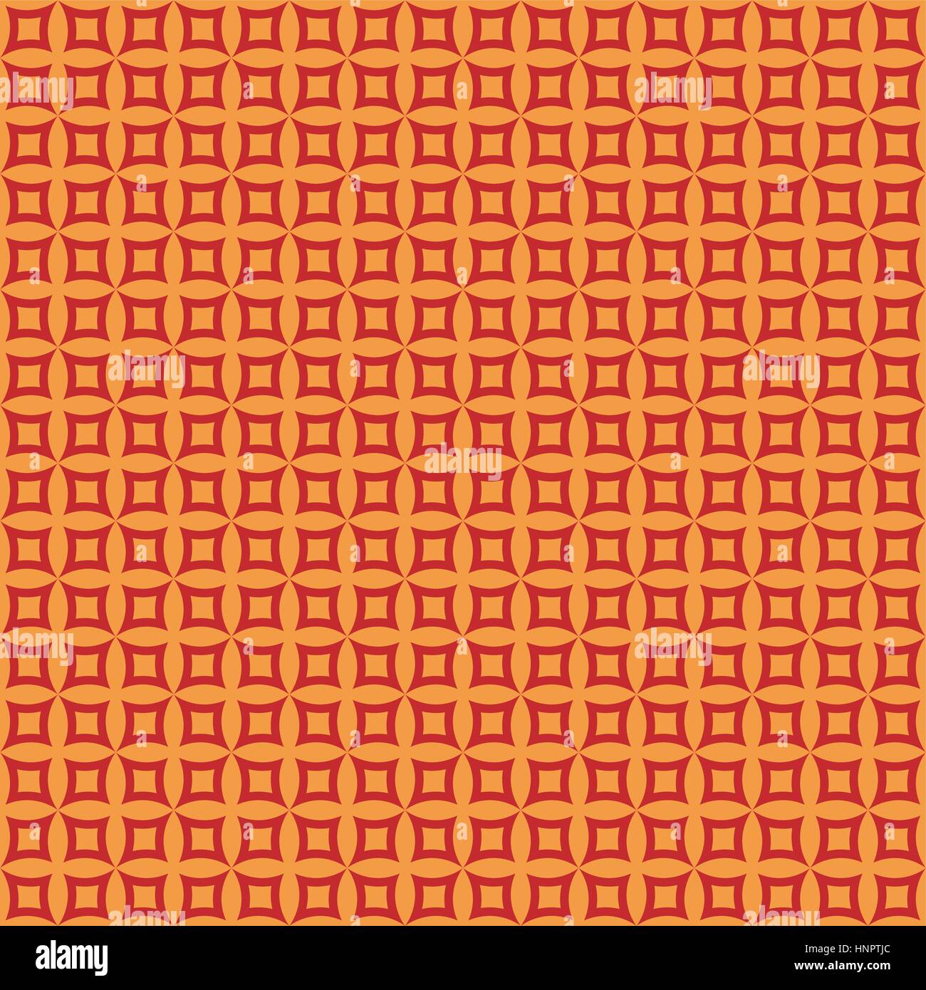 Seamless pattern. Vintage geometric texture with intersecting circles ...