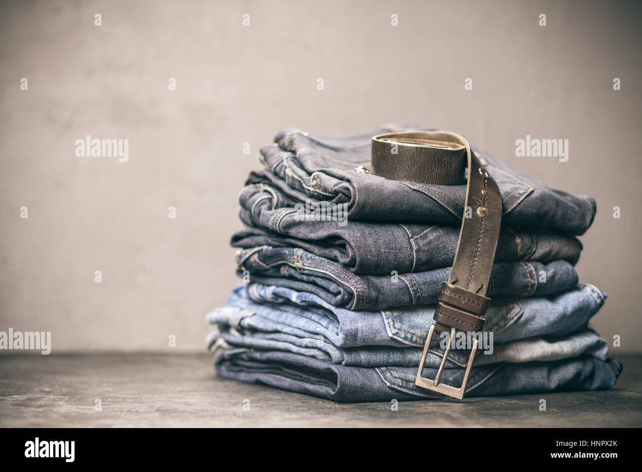 Leather jeans outfit hi-res stock photography and images - Alamy