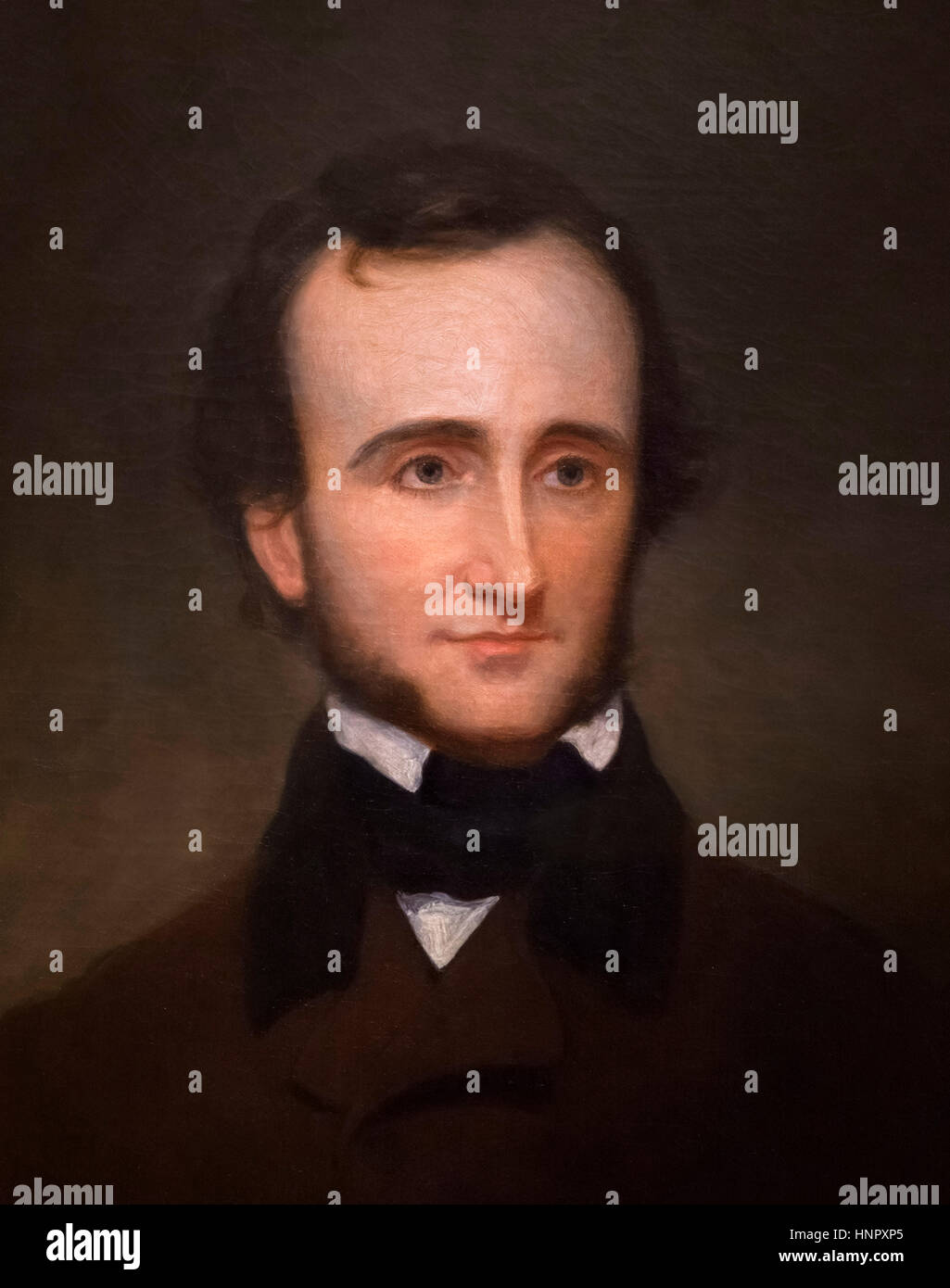 Edgar Allan Poe (18091849), portrait by Samuel Stillman Osgood, oil on