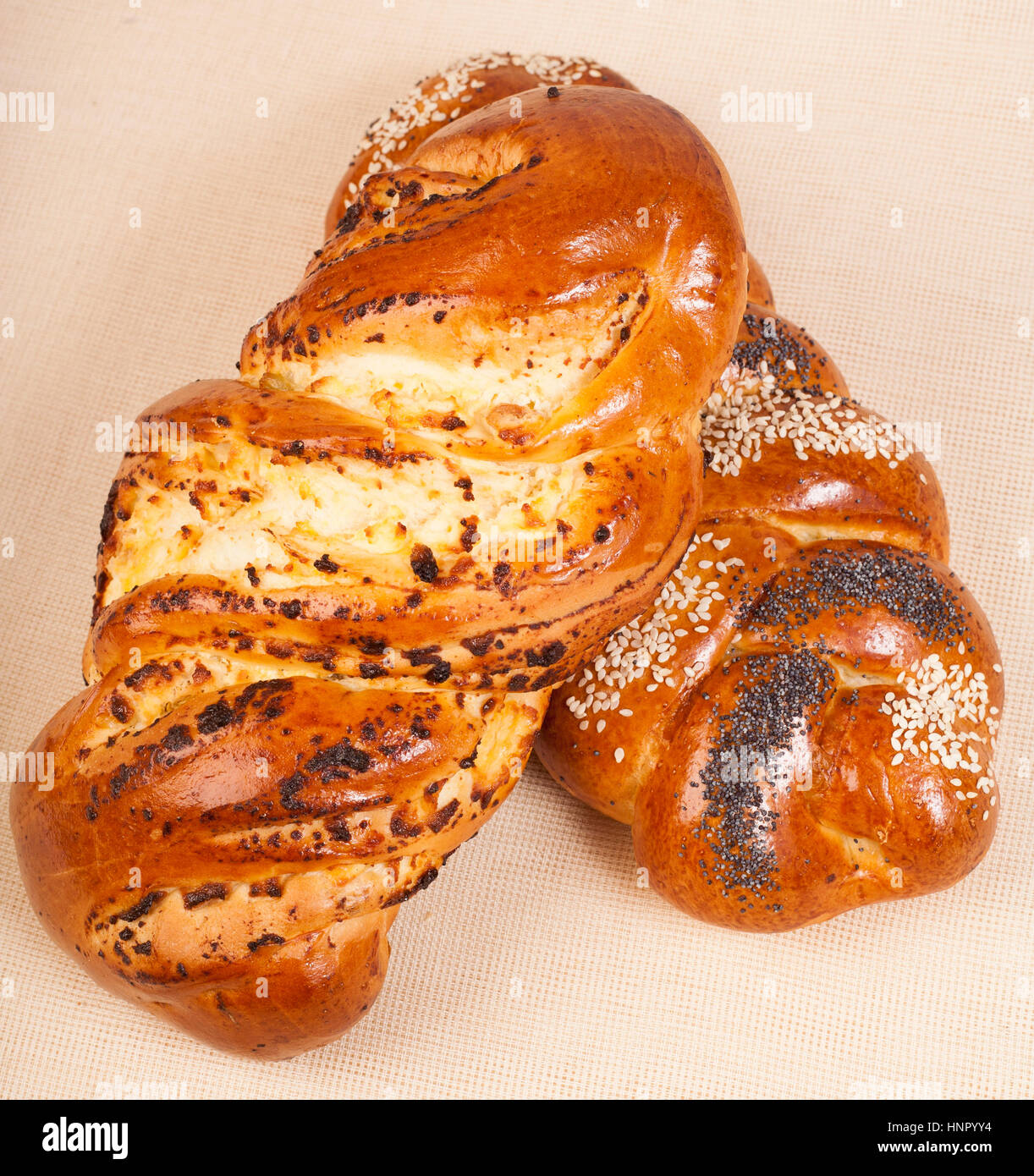 Beautiful homemade bagels Stock Photo Alamy