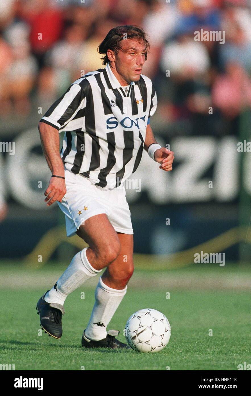 Antonio Conte Juventus 19 August 1996 Stock Photo Alamy