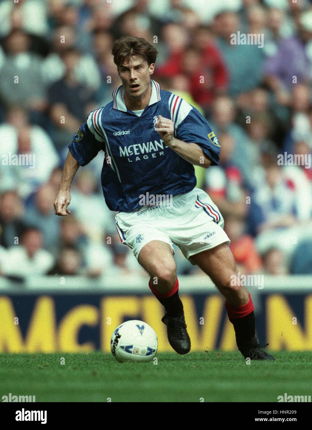 BRIAN LAUDRUP GLASGOW RANGERS FC 31 July 1995 Stock Photo - Alamy