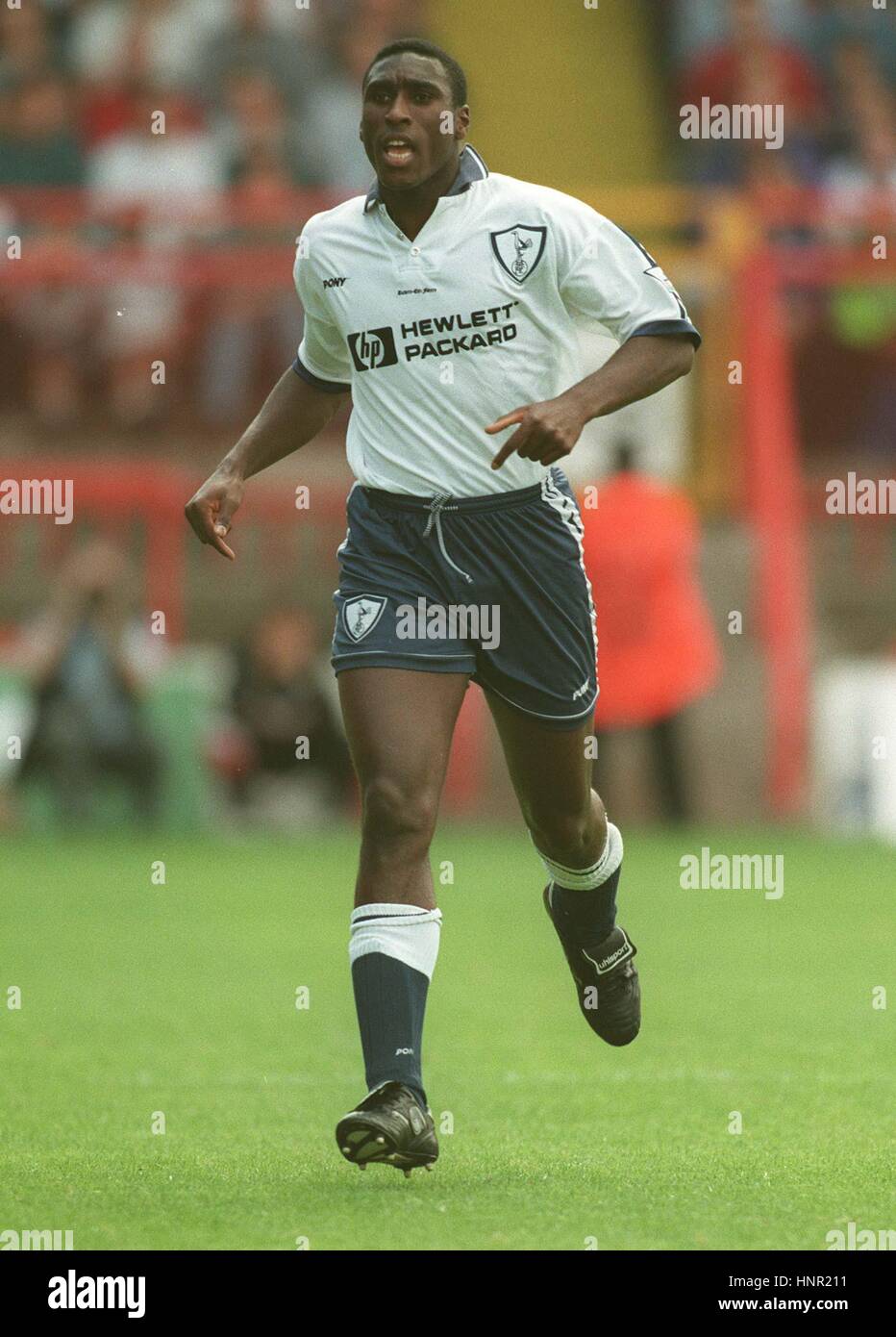 SOL CAMPBELL TOTTENHAM HOTSPUR FC 04 September 1996 Stock Photo