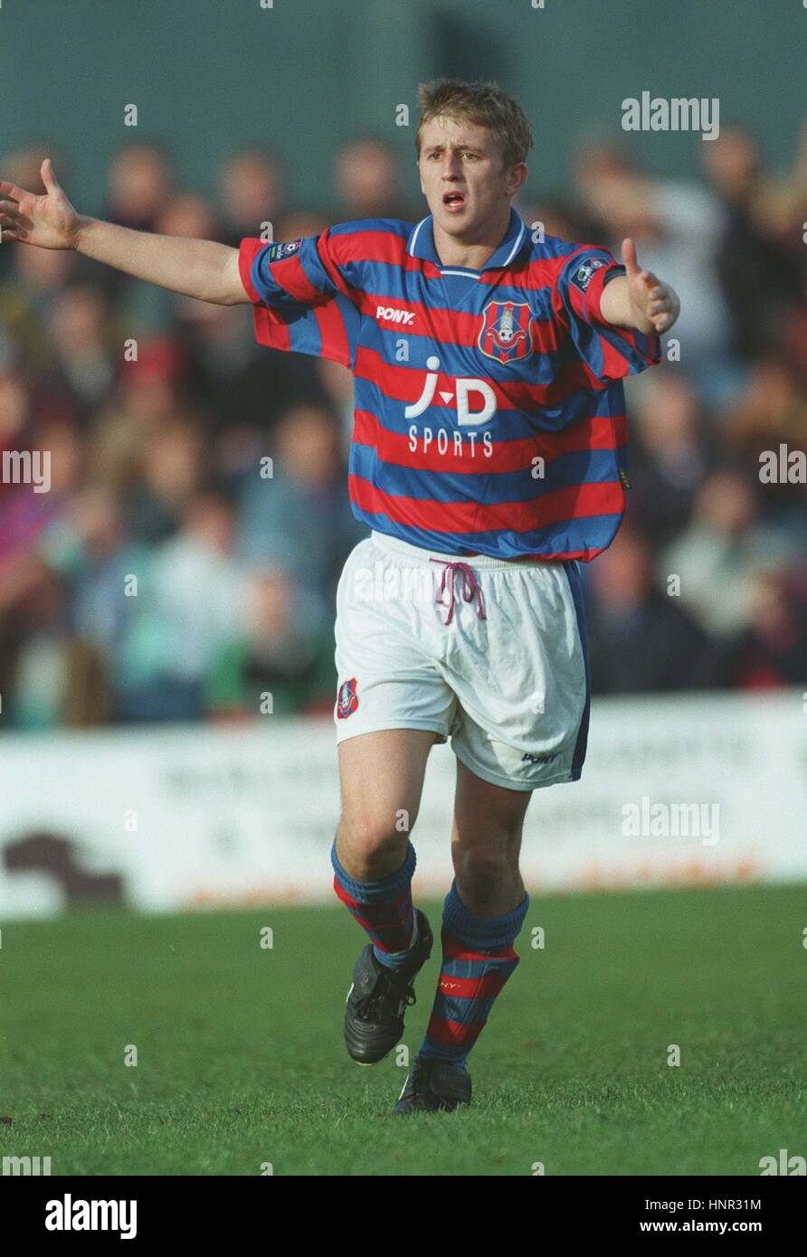 PAUL RICKERS OLDHAM ATHLETIC FC 16 October 1996 Stock Photo - Alamy