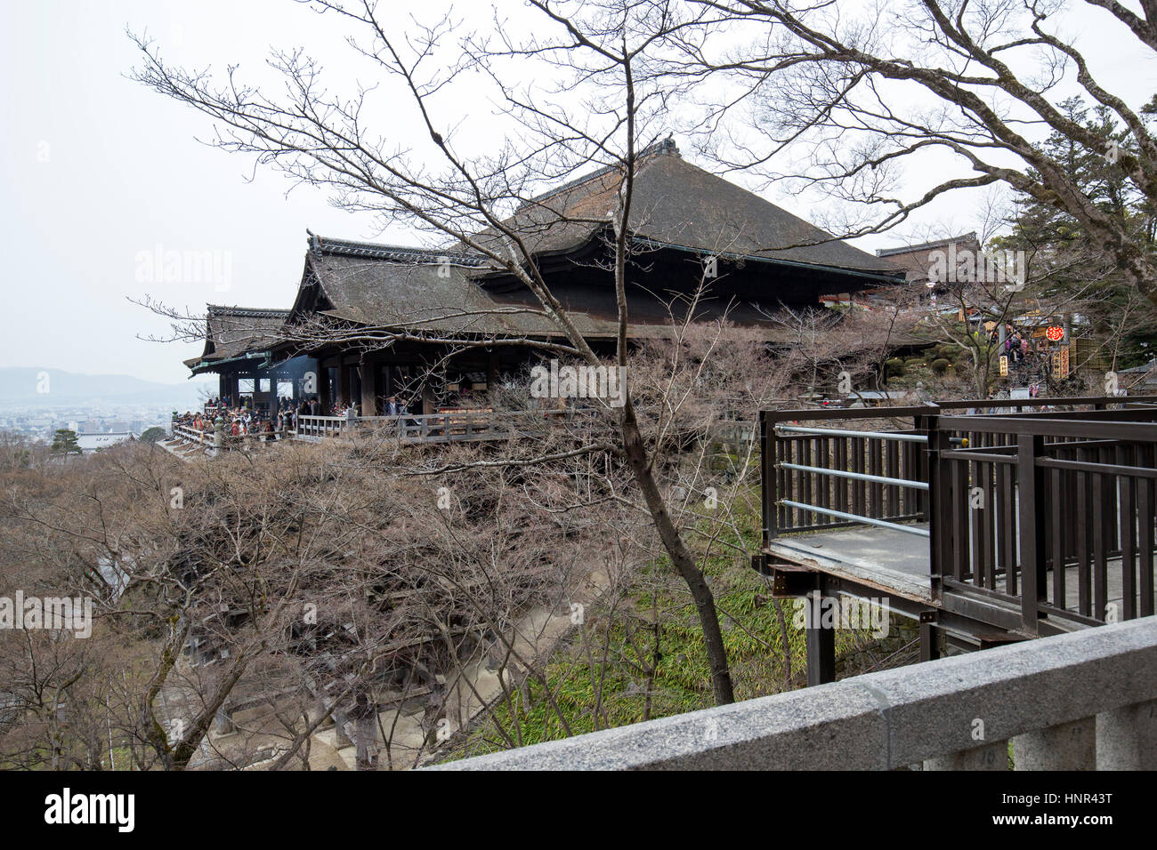 Kiyomizu-dera, officially Otowa-san Kiyomizu-dera -  an independent Buddhist temple in eastern Kyoto Stock Photo
