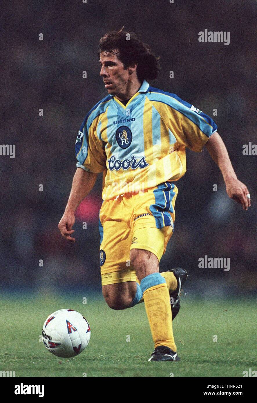 GIANFRANCO ZOLA CHELSEA FC 18 November 1996 Stock Photo - Alamy
