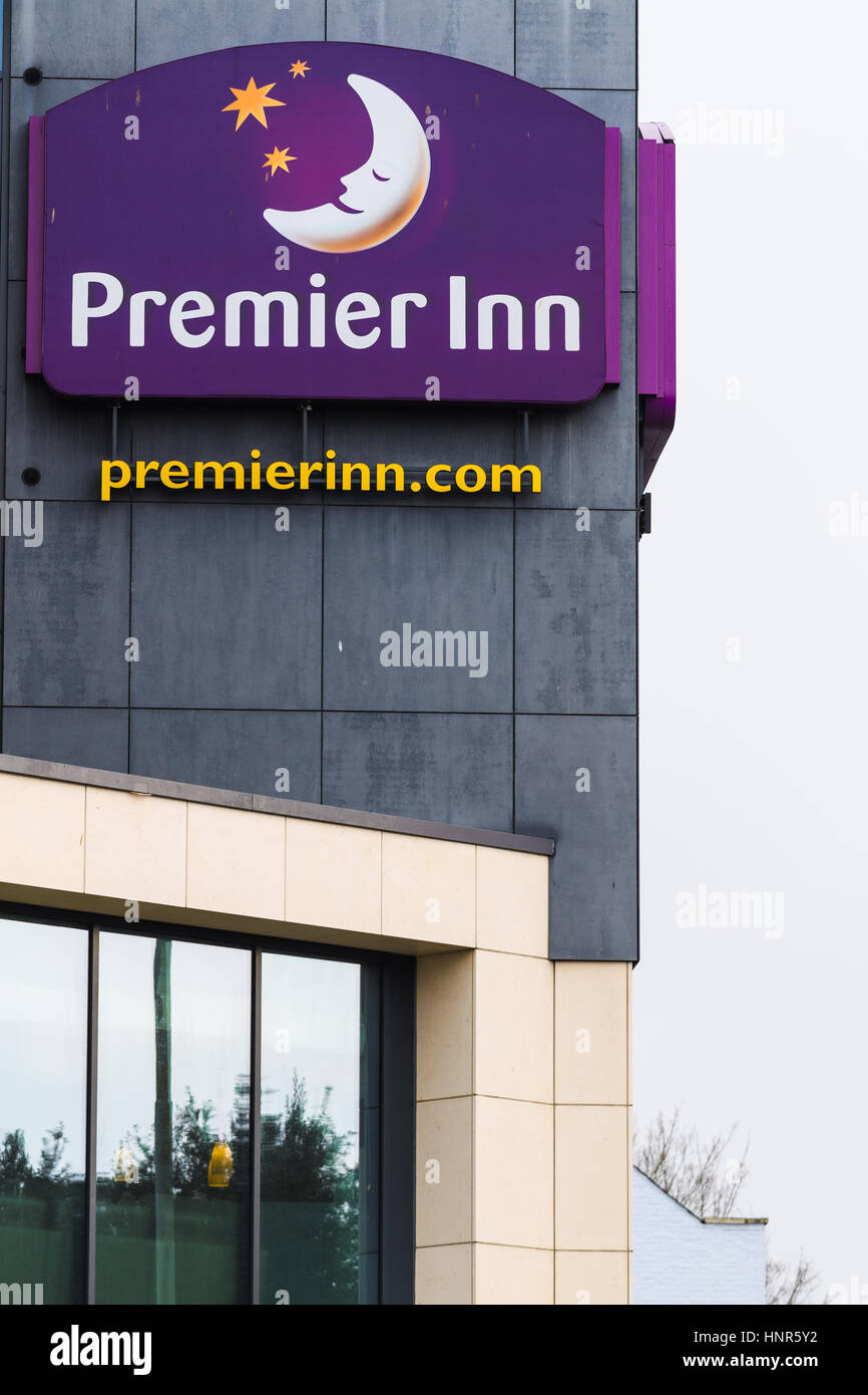 Premier inn at Canterbury, Kent. Stock Photo