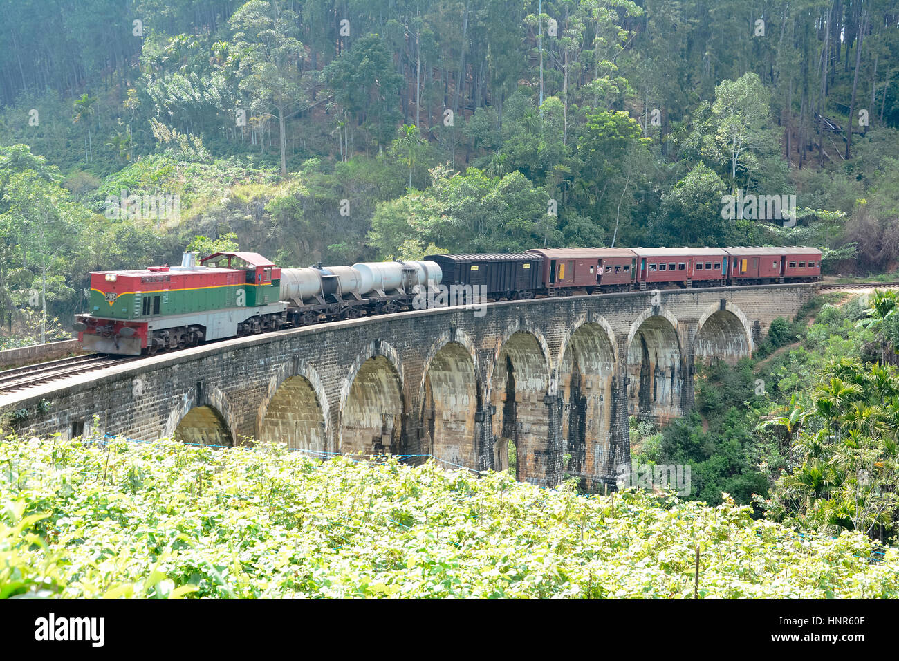 The Main Line Rail Road In Sri Lanka Stock Photo Alamy