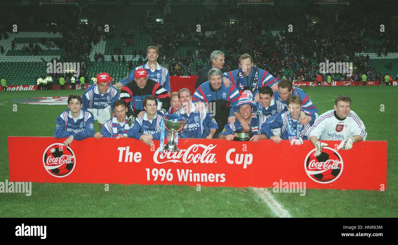 Rangers 1996 bench hi-res stock photography and images - Alamy