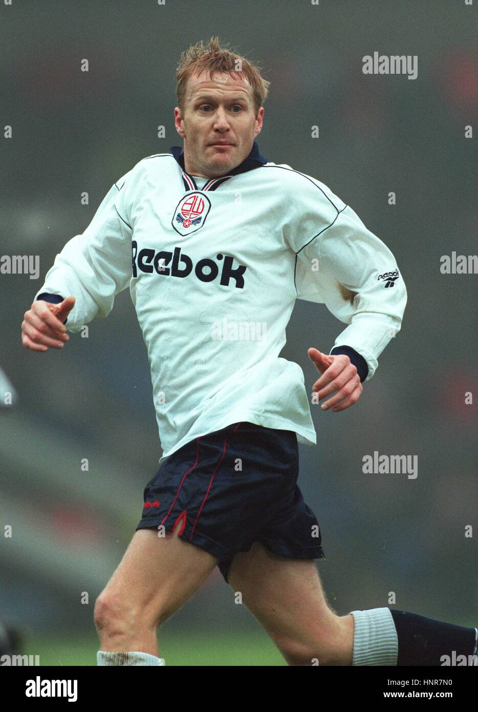 JOHN MCGINLAY BOLTON WANDERERS FC 12 December 1996 Stock Photo Alamy